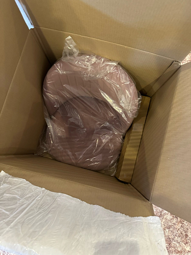 Стул на металлокаркасе Gabi latte / gold / black фото покупателя 463