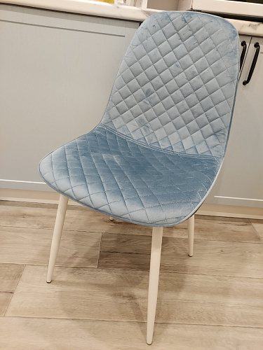 Стул на металлокаркасе Capri dark beige / white фото покупателя 17