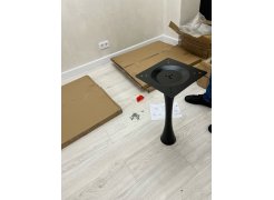 Стеклянный стол Tulip 90 white фото покупателя 23