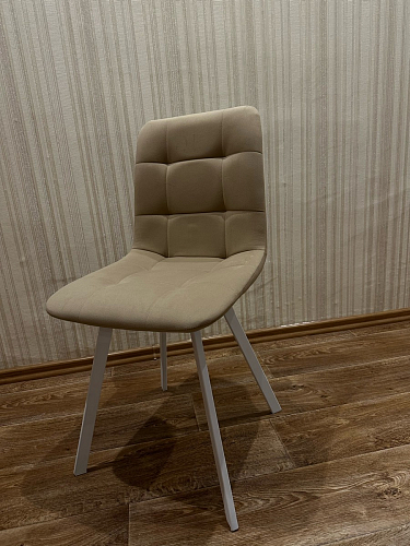 Стул на металлокаркасе Чилли К черный / зеленый фото покупателя 132