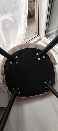 Стул на металлокаркасе Gabi gray / black фото покупателя 222