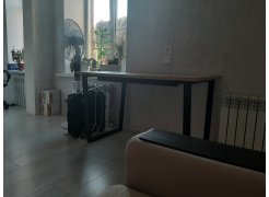 Стол Лота Лофт 140 25 мм юта / белый матовый фото покупателя 259