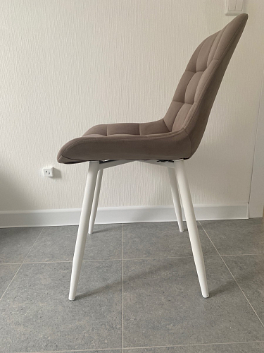 Стул на металлокаркасе Челси морская волна / черный фото покупателя 29