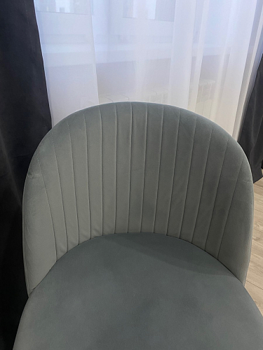 Стул на металлокаркасе Gabi gray / black фото покупателя 393