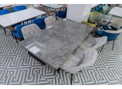 Стул на металлокаркасе Remo light gray из шоурума 4