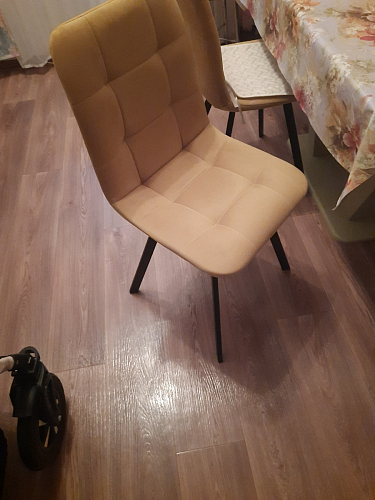 Комплект стульев Чилли 2 шт бежевый / черный фото покупателя 972