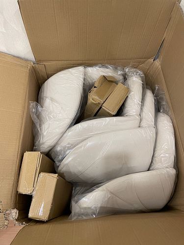 Стул на металлокаркасе Gabi 1 light purple / black фото покупателя 477