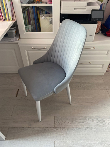 Стул на металлокаркасе Kora white / gray фото покупателя 264