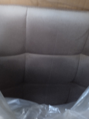 Стул на металлокаркасе Чилли К светло-серый велюр / черный каркас фото покупателя 677