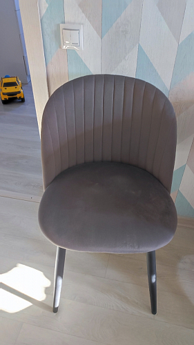 Стул на металлокаркасе Gabi 1 light purple / black фото покупателя 189