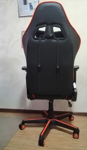 Компьютерное кресло Racer черный / красный / бежевый фото покупателя 166