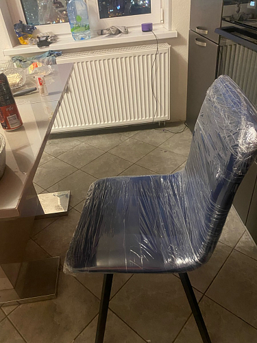 Стул на металлокаркасе Чилли бежевый / белый каркас фото покупателя 1448