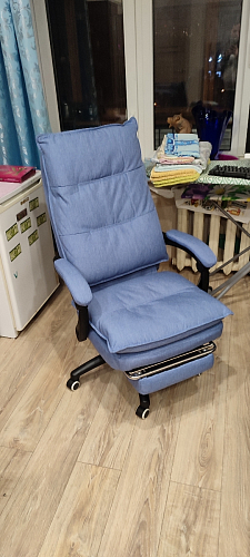 Компьютерное кресло Rapid голубое фото покупателя 212