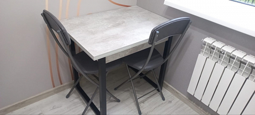 Стол Форли дуб велингтон / черный матовый фото покупателя 1