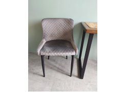 Стул на металлокаркасе Teo beige / black фото покупателя 2