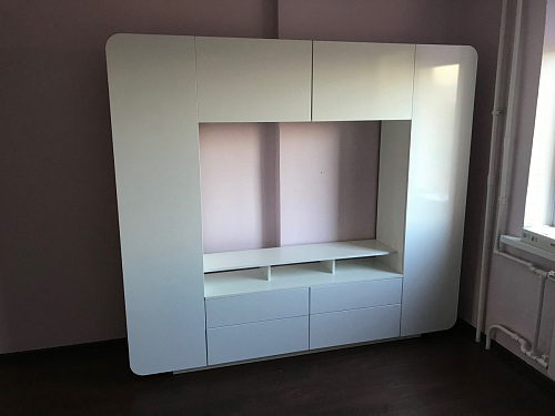 Готовая гостиная Румба белый / белый глянец  - Уцененный экземпляр фото покупателя 81