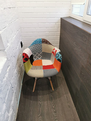 Кресло Multicolor fabric / wood фото покупателя 1