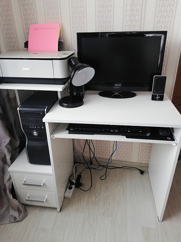 Компьютерный стол Джаз-24 левый венге фото покупателя 3