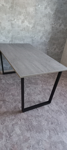 Стол раскладной Лота Лофт 120 25 мм юта / черный матовый фото покупателя 374