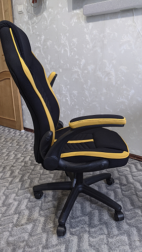 Компьютерное кресло Plast черный / желтый фото покупателя 10