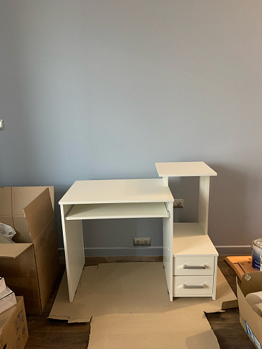 Компьютерный стол Джаз-24 правый дуб сонома фото покупателя 42