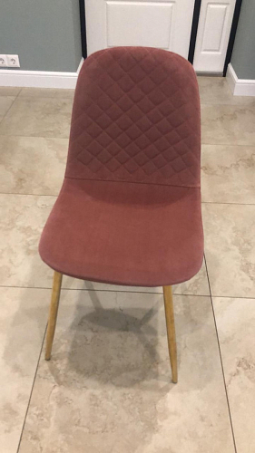 Стул на металлокаркасе Dabl 01 champagne / gold фото покупателя 73