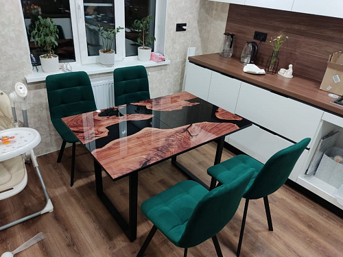 Стул на металлокаркасе Чилли К темно-серый (velutto 32) / черный фото покупателя 228