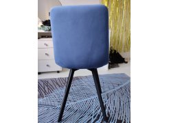 Стул на металлокаркасе Чилли синяя ткань / белый фото покупателя 115