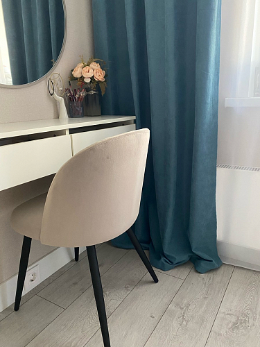 Стул на металлокаркасе Gabi 1 dark gray / black фото покупателя 487