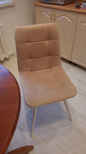 Стул на металлокаркасе Чилли черный / зеленый фото покупателя 948