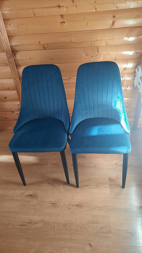 Стул на металлокаркасе Kora gray / black фото покупателя 320