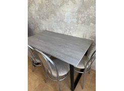 Стол Лота Лофт 120 25 мм сабия / черный матовый фото покупателя 643