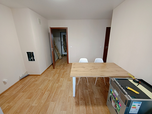 Стол Лота Лофт 140 25 мм черный матовый / дуб вотан фото покупателя 517