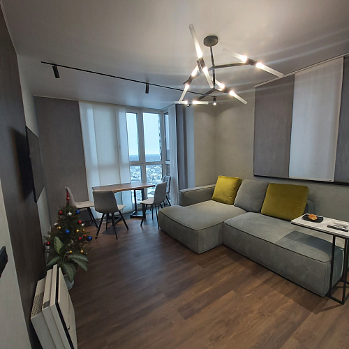 Стул на металлокаркасе Чилли К светло-серый велюр / черный каркас фото покупателя 1137