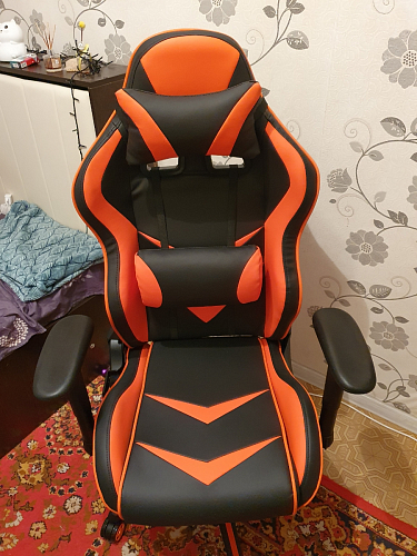 Компьютерное кресло Racer черное / красное фото покупателя 189