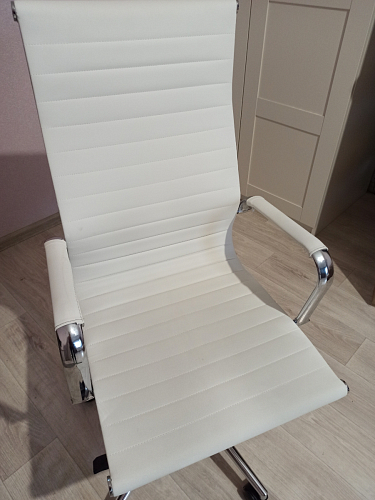 Компьютерное кресло Reus черная сетка / хром фото покупателя 26