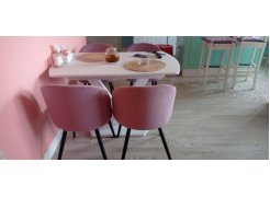 Стул на металлокаркасе Gabi blue / black фото покупателя 746