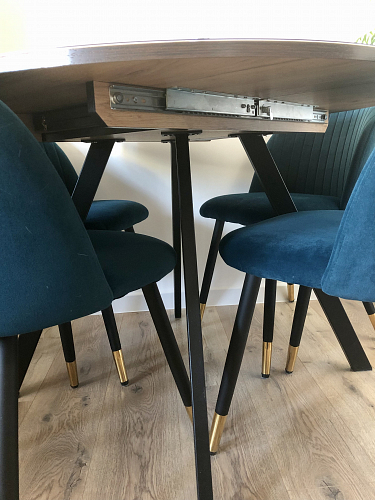 Стул на металлокаркасе Gabi latte / gold / black фото покупателя 889