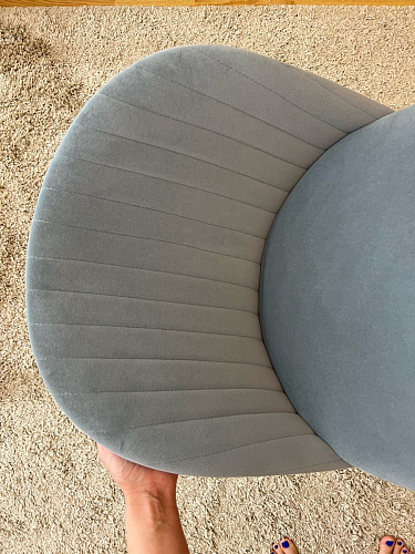 Стул на металлокаркасе Gabi dark beige / black / silver фото покупателя 919