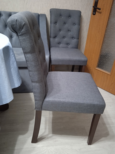 Стул Amelia dark walnut / fabric grey фото покупателя 3