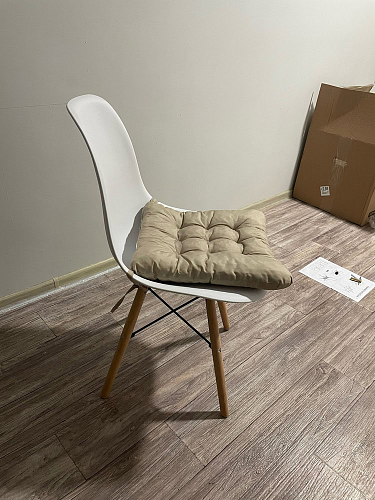 Стул Сindy Eames/Синди Имс мод. 001 yellow / natural фото покупателя 51