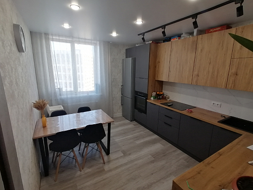 Деревянный стол Лота Лофт 120x75 дуб крафт табачный / черный матовый фото покупателя 408