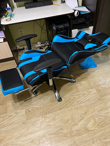 Компьютерное кресло Kano 1 light blue / black фото покупателя 84