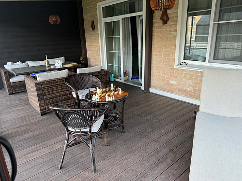 Кофейный комплект из ротанга Pelangi/Пеланги walnut грецкий орех фото покупателя 3