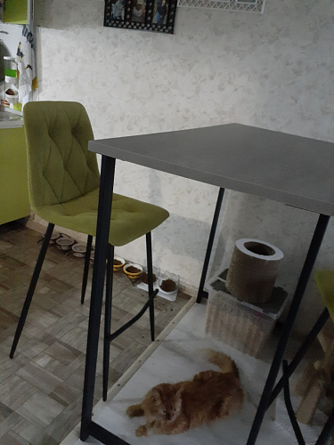 Барная стойка Дилан Лофт 120х50х90 бетон фото покупателя 62