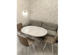 Стул на металлокаркасе Чилли горчичный / белый фото покупателя 522