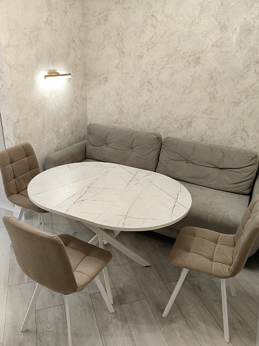 Комплект стульев Чилли 2 шт бежевый / черный фото покупателя 522