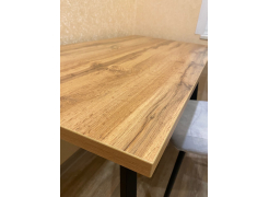 Стол Тринити Лофт 120 32 мм бетон / черный матовый фото покупателя 384