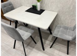 Стул на металлокаркасе Чилли горчичный / белый фото покупателя 144