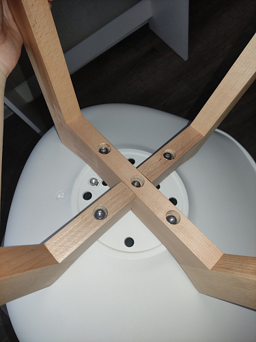 Деревянный стул Bonuss dark gray / black фото покупателя 69